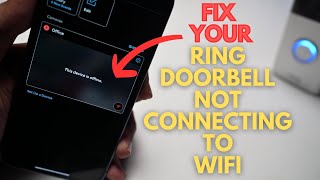 Ring Doorbell Wont Connect to WiFi How to Fix [upl. by Esilrac]