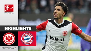 Marmoush Shocks FC Bayern  Eintracht Frankfurt  Bayern München 33  Highlights  MD 6 – BL 2425 [upl. by Nidorf]