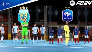 FC 24 VOLTA  Argentina vs France  Ft Messi amp Mbappe  PS5™ 4K60 [upl. by Sieber]