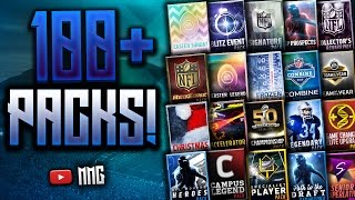 100 Variety Packs My Biggest Variety Opening Yet Madden Mobile 16 [upl. by Erika]