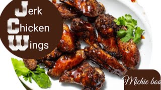 How To Make Jerk Chicken Wings At Home [upl. by Nairred]