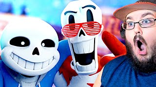 Sans and Papyrus Song Remastered  An Undertale Rap by JT Music quotTo The Bonequot REACTION [upl. by Niarbo]