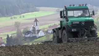 Unimog I Feingrubbern mit MBUnimog Agrar U 2100 [upl. by Ahtiuqal]