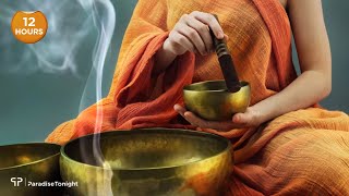 12 Hours Tibetan Meditation Singing Bowls Deep Sleep  The Sound of Inner Peace 11 [upl. by Eciram703]