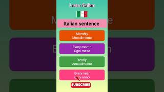 Italian time learnitalianfast italianvocabulary shorts [upl. by Shargel632]