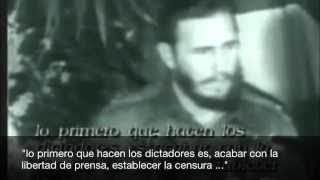 Fidel Castro sobre la Libertad de Expresion en Cuba [upl. by Tolmann]