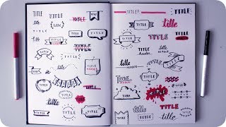 50 Cute Ways to Write a Title [upl. by Ellehsim]