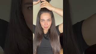 Curtain Bangs Stylen Hairhacks Hairstyle shorts hairstyle haircut beauty [upl. by Adnarem]