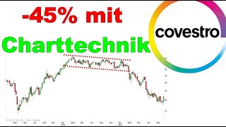 ✯ Covestro CRASH 45 ✯ wir waren dabei Chartanalyse Analyse Charttechnik Aktien Prognose [upl. by Eanert]