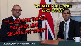 James Cleverly To Solve Net Zero After Asylum Case Magic [upl. by Nissie]