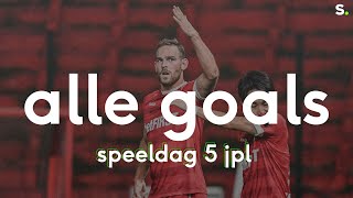 Bekijk alle goals van speeldag 5 in de Jupiler Pro League [upl. by Barbey630]