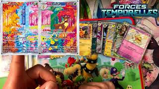 Suite des cartes de la série Pokemon EV5 Forces Temporelles encore du lourd [upl. by Madison]