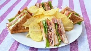 How to Make a Club Sandwich  Easy Club Sandwich Recipe [upl. by Noyes]