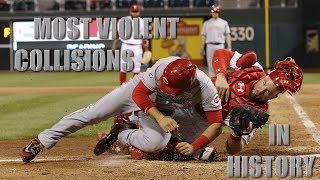 MLB  Most Violent Home Plate Collisions in History [upl. by Ado]