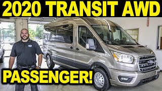 2020 Ford Transit Passenger Van AWD  Exterior amp Interior REVIEW [upl. by Euqinor]