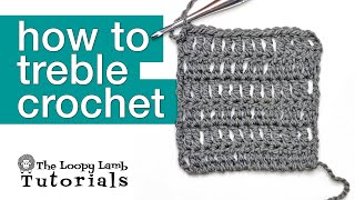 How to Do the Treble Crochet Stitch for Beginners StepbyStep Tutorial [upl. by Ahaelam]