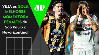 SÃO PAULO ELIMINADO NOS PÊNALTIS SÃO PAULO 1 4 X 5 1 NOVORIZONTINO  PAULISTÃO 2024 [upl. by Yanehc904]