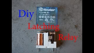 Diy Latching Relay  Bistabiles Relais selber bauen [upl. by Akinod]