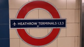 LU Piccadilly Line 1973 TS  Hounslow West  Heathrow Airport T2amp3 [upl. by Romain637]