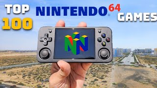 Top 100 N64 Games Tested on ANBERNIC RG35XX H [upl. by Coffee]