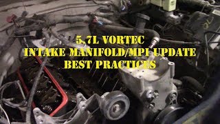 Chevy Vortec 57L Intake Manifold Gaskets MPI Fuel Injection Update Best Practices [upl. by Matusow]