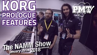 NAMM 2018  Korg Prologue Features [upl. by Merriott]