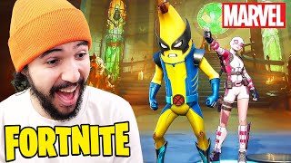 ON DÉCOUVRE LA NOUVELLE SAISON MARVEL SUR FORTNITE Chapitre 5  Saison 4 [upl. by Aihsik210]