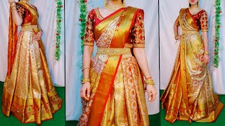 3 Lehenga Dupatta Draping Styles to Look Slim [upl. by Enimsaj]