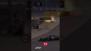 grosjean crash edit reupload viral automobile alonso fypシ trend crash [upl. by Ecinnej]