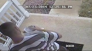 Homeowner Tracks Down Alleged Package Thief From Home Security Video [upl. by Lazare]