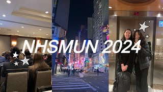 New York Vlog🗽NHSMUN 2024 National High School Model United Nations🇺🇳 [upl. by Sunderland757]