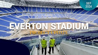 Pitch work progress at EVERTON STADIUM 🏟️ [upl. by Notterb155]