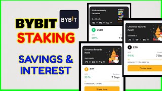 BYBIT Savings Staking How to Earn in BYBIT Staking Interest  Crypto Staking [upl. by Rosalinda]