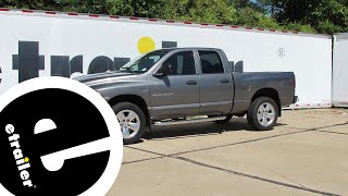 etrailer  DeeZee Round Nerf Bars Installation  2005 Dodge Ram Pickup [upl. by Bergin]