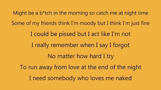 Ella Mai  Naked Lyrics [upl. by Marchelle]