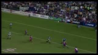 Andrew Johns Banana Kick against Cronulla Sharks 2002 [upl. by Ymas]