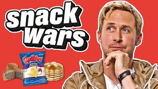 Ryan Gosling Tries British Snacks For The First Time  Snack Wars  LADbible​ [upl. by Garibald]