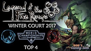 Legend of the Five Rings  Worlds 2017 Top 4 [upl. by Kramal939]