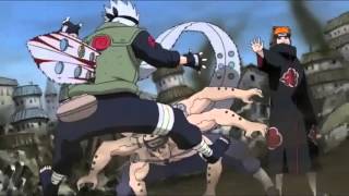 Naruto AMV  Time of Dying  Kakashi vs Pain [upl. by Yla]