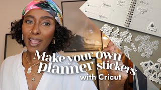 DIY Planner Stickers with Cricut [upl. by Anaher]