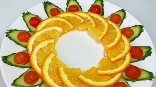 Mastering the art of salad plate decoration salad plate decoration ideas [upl. by Malanie138]