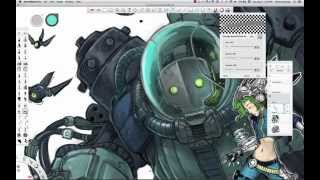 Demo 34  Hanna Solo design using Sketchbook Pro [upl. by Retxab267]