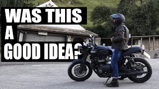 Is The Triumph Bonneville T120 A Good First Bike [upl. by Malo]