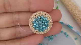 ✨✨✨Tutorial Aretes BOTON en MOSTACILLAS Número 1✨✨✨ [upl. by Adest]