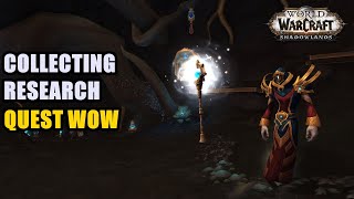 Collecting Research Quest WoW [upl. by Ainahs]