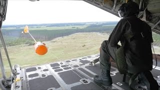 C130 deploying the new life raft for the Airforce [upl. by Spiro]