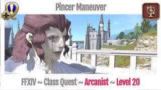 FFXIV Arcanist Level 20 Class Quest  Pincer Maneuver  A Realm Reborn [upl. by Heyes]