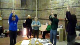 Bell Ringing Stedman Doubles St Marys Church in Haddington East Lothian Scotland [upl. by Doraj]