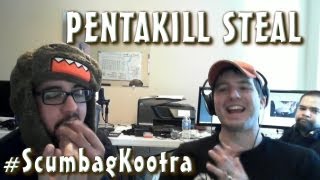 The PentaKill STEAL Stream Highlight [upl. by Ahsrat]