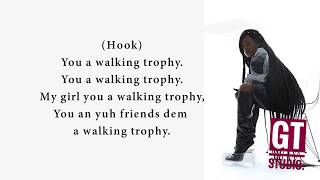 Hood Celebrityy  Walking Trophy Lyric Video [upl. by Montague]